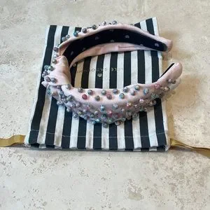 Lele Sadoughi Confetti beaded woven headband Lele Sadoughi | Accessories | Lele Sadoughi Confetti Beaded  main image 2